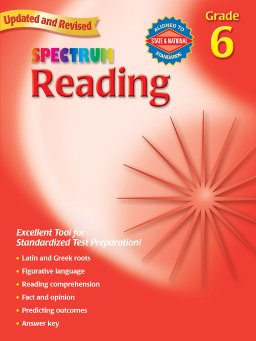 Title details for Spectrum Reading, Grade 6 by Spectrum - Available